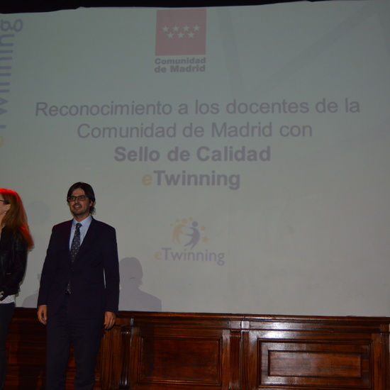 Entrega diplomas II Edición Reconocimiento Sellos de Calidad eTwinning Comunidad de Madrid 1