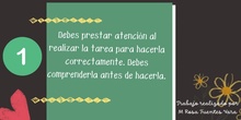 Instrucciones para realizar el espacio de actividades con diferentes ritmos de aprendizaje