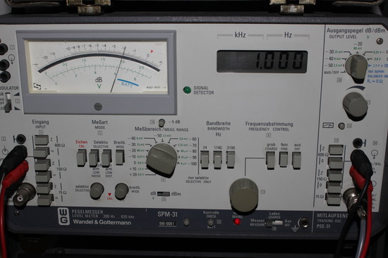 Medidor de nivel de señal en dBm