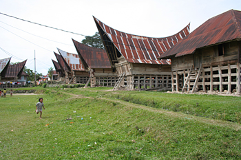 Pueblo de Batak, Sumatra, Indonesia