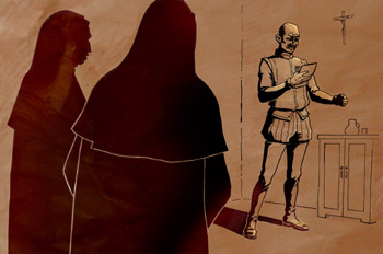 Don Gonzalo lee la carta