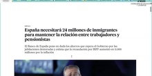 España necesitará 24 millones de inmigrantes. Profesor Ingeniero Informático Eduardo Rojo Sánchez