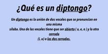EL DIPTONGO