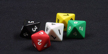 Dados de ocho caras
