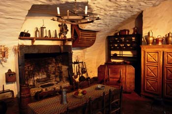 Cocina del Castillo de Ramezay, Montreal, Canadá