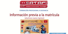 Matrícula ARI FP Distancia IES Satafi curso 22-23