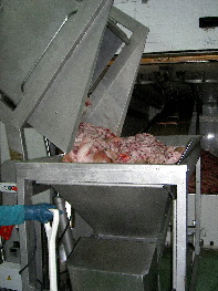 Máquina de procesado de carnes