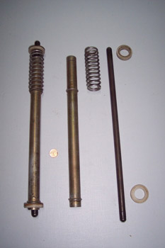 Piezas de una varilla empujadora