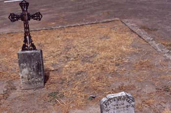 Lápidas de un cementerio