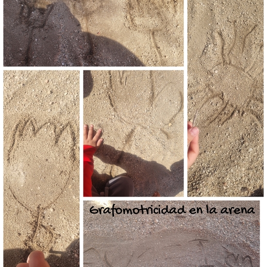 GRAFOMOTRICIDAD EN LA ARENA 