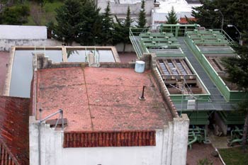 Vista aérea de un terreno