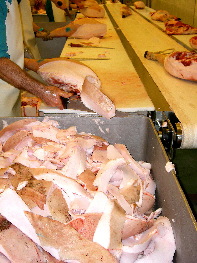 Separación del tocino