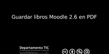 Cómo pasar un libro de Moodle 2.6 a PDF