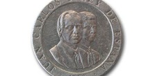 Pesetas,  Juan Carlos I y Felipe de Borbón, Cara