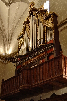 órgano de la Colegiata de Bolea
