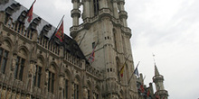 El Ayuntamiento en la Grand Place, Bruselas, Bélgica