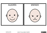 Pictogramas de emociones grandes. 
