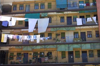 Balcones de corrala, Madrid