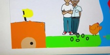 Programa con Scratch Jr, animaciones en tus áreas como la cadena desde el huevo a la tienda dibujando tus propios elementos