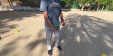 Juegos de bateo y fildeo: Lanzamiento 3 dedos