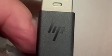 Adaptador HP USB A a USB C. Profesor Ingeniero Informático Eduardo Rojo Sánchez