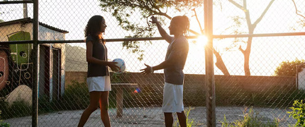 Los patios en la escuela
