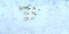Pintada en una pared