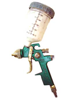Pistola aerográfica HVLP por gravedad
