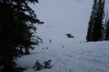 Lago Louise helado, Parque Nacional Banff