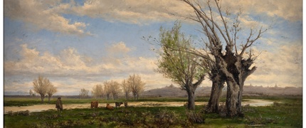 The Banks of the Manzanares River by Aureliano de Beruete