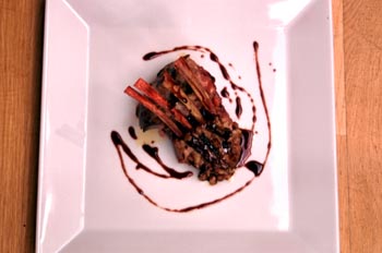 Cordero merino asado