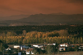 Paisaje al atardecer