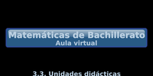 AV 3.3. Unidades didácticas