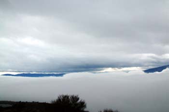 Mar de nubes, Horcajo de la Sierra, Madrid