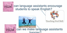 Growth Plan - Encourage language assistants in the learning process