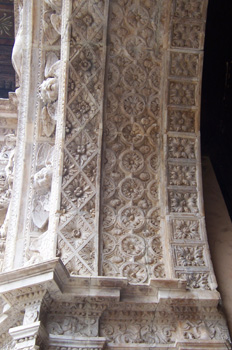 Detalle, Portada de Santa María, Calatayud, Zaragoza