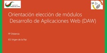Orientación elección módulo DAW-D