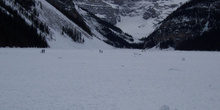 Lago Louise helado, Parque Nacional Banff