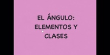 PRIMARIA - 3º - EL ÁNGULO_ ELEMENTOS Y CLASES - MATEMÁTICAS - FORMACIÓN 