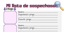 Mi lista de sospechosos y sospechosas
