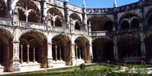 Patio interior, Monasterio de los Jerónimos, Lisboa, Portugal