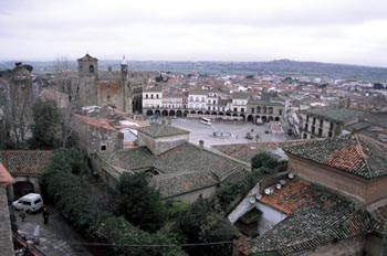 Vista general del casco histórico - Trujillo, Cáceres