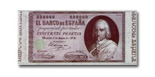 Pesetas, anverso