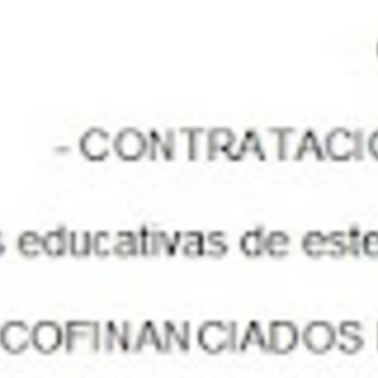 COFINANCIACIÓN FONDO SOCIAL EUROPEO