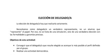Elección de delegad@