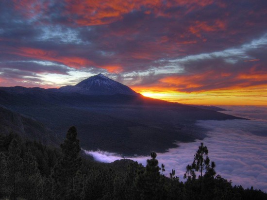 Atardecer en el Teide