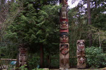 Totems, Cañón del Capilano, Vancouver