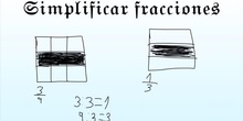 PRIMARIA - 6º - MATEMÁTICAS - SIMPLIFICAR FRACCIONES - NINA Y NEREA - FORMACIÓN