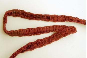 Cinta de pasamanería con hilo de terciopelo