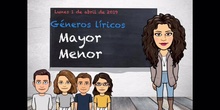 PRIMARIA - 6º B - LÍRICA Y POESÍA - LENGUA 